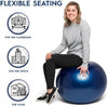 Bouncyband® Balance Ball No-Roll Weighted Seat, Learning SPACE