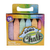 Box 18 Washable Jumbo Chalk - Various Colours