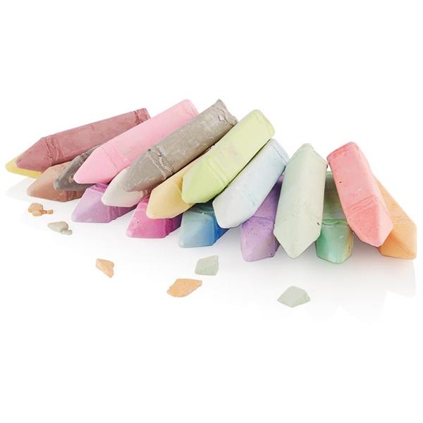 Box 18 Washable Jumbo Chalk - Various Colours