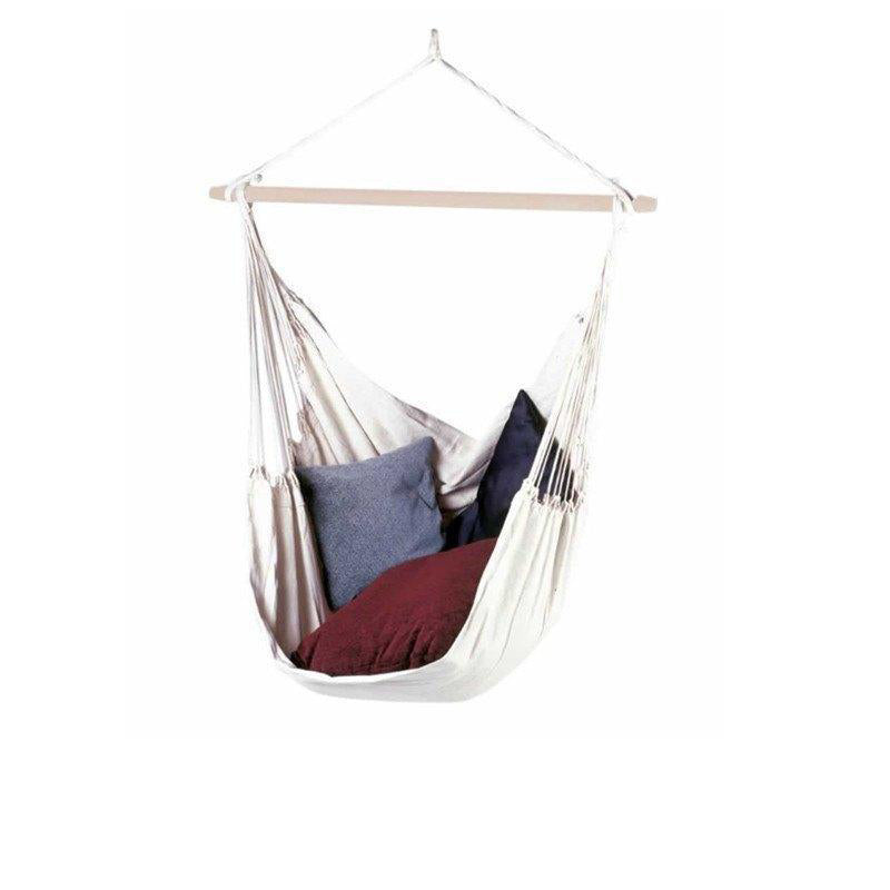 Brasil Natura Hammock Chair-Hammock Chair-Amazonas,Cotton,Cream,Dropship,Hammock chair,Hanging Chair,Indoor,Natural,Single-Learning SPACE