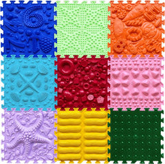 Brightly Coloured Sensory Puzzle Playmats (25cmx25cm) Set of 9-2-12 Piece Jigsaw,AllSensory,Baby Sensory Toys,Down Syndrome,Gifts For 2-3 Years Old,Mats,Mats & Rugs,Multi-Colour,Nursery,Playmat,Playmats & Baby Gyms,Sensory Direct Toys and Equipment,Sensory Flooring,Sensory Processing Disorder,Tactile Toys & Books,Vestibular-Learning SPACE