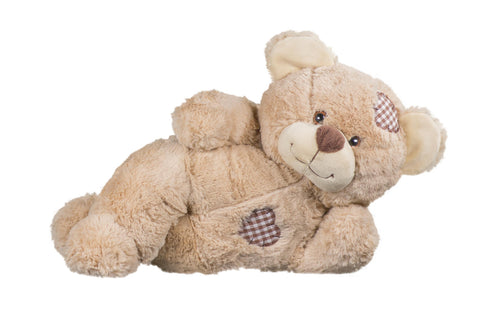 Brown Patches Bear (16″) Plush UNSTUFFED, Learning SPACE