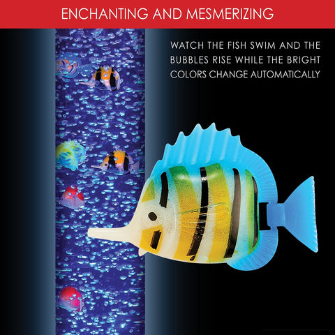 Bubble Tube 105cm (comes with fish)-AllSensory,Bubble Tubes,Calming & Anxiety,Calming and Relaxation,family fund bestsellers,Featured,Helps With,Home Bubble Tubes & Walls,Matrix Group,Neuro Diversity,Playlearn,SCOTEXCEL,Sensory Processing Disorder,Toys for Anxiety,Visual Sensory Toys-Learning SPACE