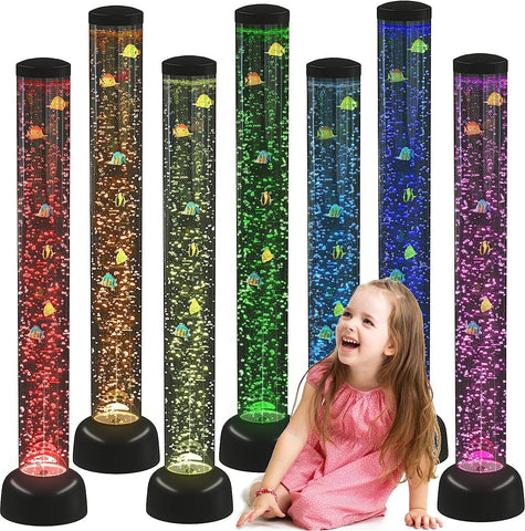 Bubble Tube 105cm (comes with fish)-AllSensory,Bubble Tubes,Calming & Anxiety,Calming and Relaxation,family fund bestsellers,Featured,Helps With,Home Bubble Tubes & Walls,Matrix Group,Neuro Diversity,Playlearn,SCOTEXCEL,Sensory Processing Disorder,Toys for Anxiety,Visual Sensory Toys-Learning SPACE
