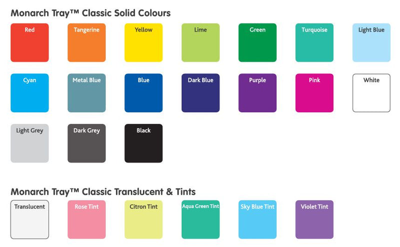 Bubblegum 6 Single Tray Unit with Coloured Inset Lid, Learning SPACE