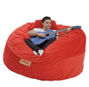 Buddabag Snuggle Memory Foam Bean Bag - Choice of Size-AllSensory,Bean Bags,Bean Bags & Cushions,Chill Out Area,Full Size Seating,Matrix Group,Nurture Room,Reading Area,Seating,Sensory Room Furniture,Teenage & Adult Sensory Gifts-Midi-Red-Cord-MIDIREDCORD-Learning SPACE