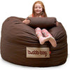 Buddabag Snuggle Memory Foam Bean Bag - Choice of Size-AllSensory,Bean Bags,Bean Bags & Cushions,Chill Out Area,Full Size Seating,Matrix Group,Nurture Room,Reading Area,Seating,Sensory Room Furniture,Teenage & Adult Sensory Gifts-Mini-Brown-Cord-MINIBROWNCORD-Learning SPACE