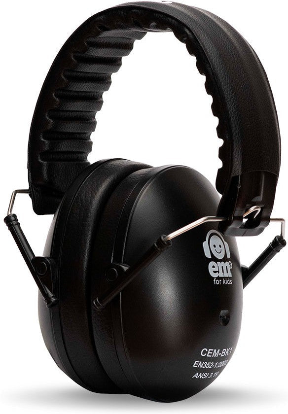 Child & Teen Ear Defenders, Black Learning SPACE