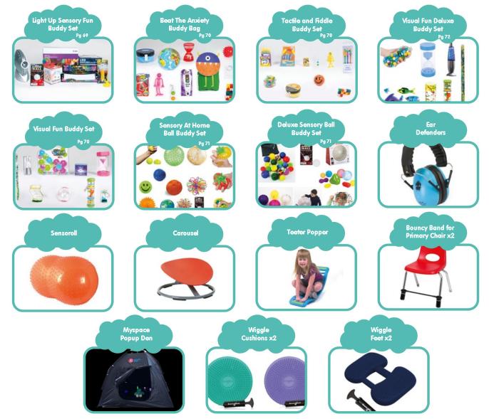 Bumper Inclusive School Pack-Calming & Anxiety,excell2,Fidget,Portable Sensory Rooms,Ready Made Sensory Rooms,Sensory,sensory activity,Sensory Boxes,Sensory Light Up Toys,Sensory Processing Disorder,Sensory Seeking,spim value pack,Toys for Anxiety,Visual Sensory Toys-Learning SPACE