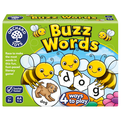 Buzz Words Game - Literacy Board Game, Learning SPACE