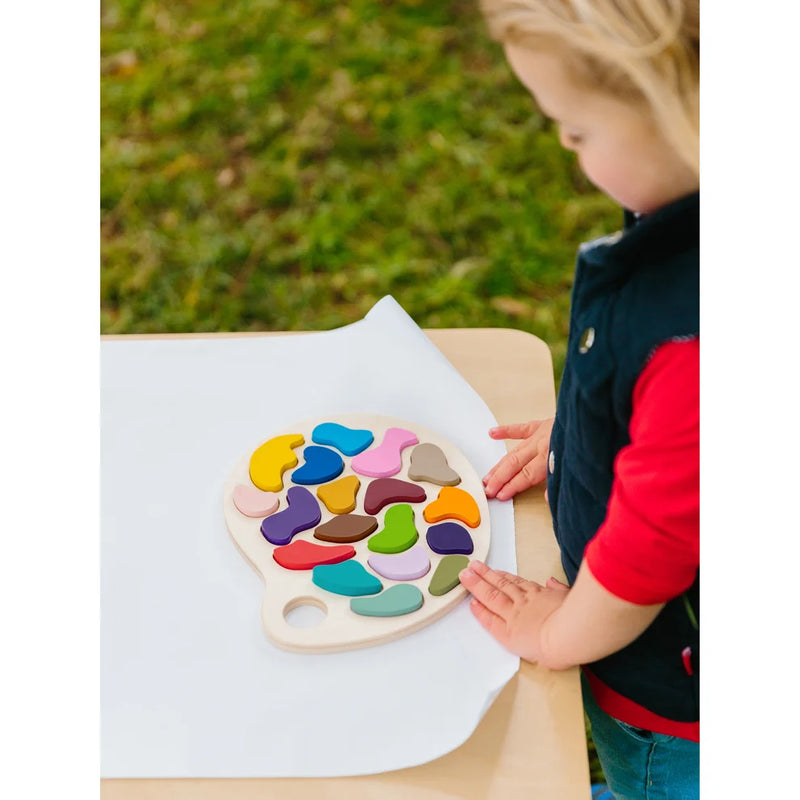 Wooden Artist Palette Puzzle