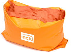 Calming Sensory Beanbag Cocoon-ADD/ADHD,AllSensory,Bean Bags,Bean Bags & Cushions,Calming & Anxiety,Calming and Relaxation,Chill Out Area,excell2,Helps With,Matrix Group,Nurture Room,Proprioceptive,Sensory Processing Disorder,Sensory Seeking,Teen Sensory Weighted & Deep Pressure,Toys for Anxiety,Weighted & Deep Pressure-Orange-INCLU150-Learning SPACE