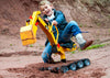 Caterpillar Metal Excavator with Tank Tracks, Learning SPACE