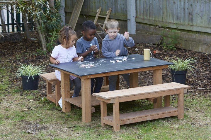 Chalkboard Table And Bench Set, Learning SPACE