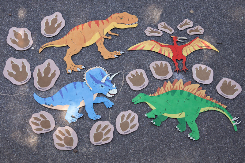 Chasing Dinosaurs Hand & Footprints, Activity Toys Learning SPACE