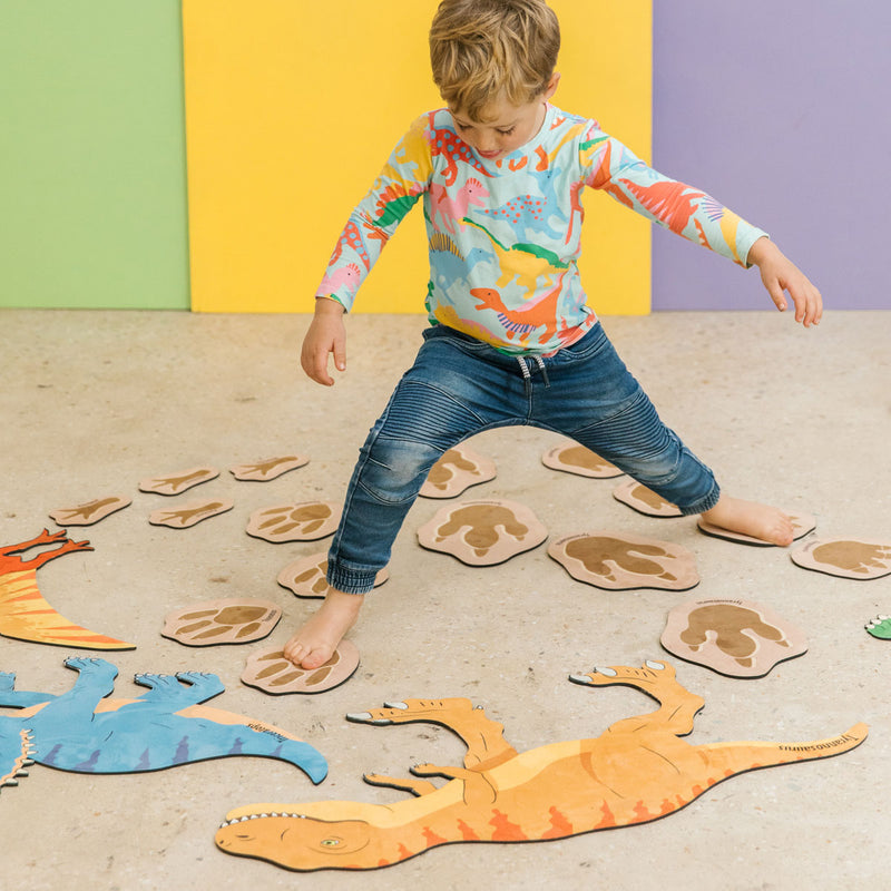 Chasing Dinosaurs Hand & Footprints, Activity Toys Learning SPACE