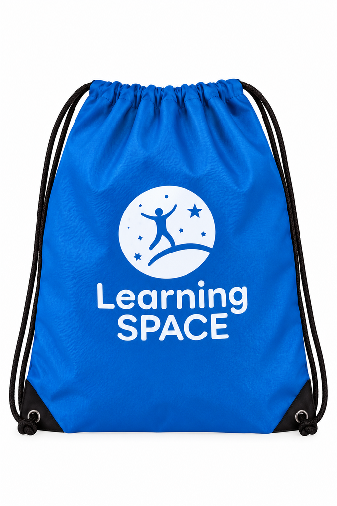 Learning SPACE Drawstring Tote Bag