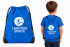 Learning SPACE Drawstring Tote Bag