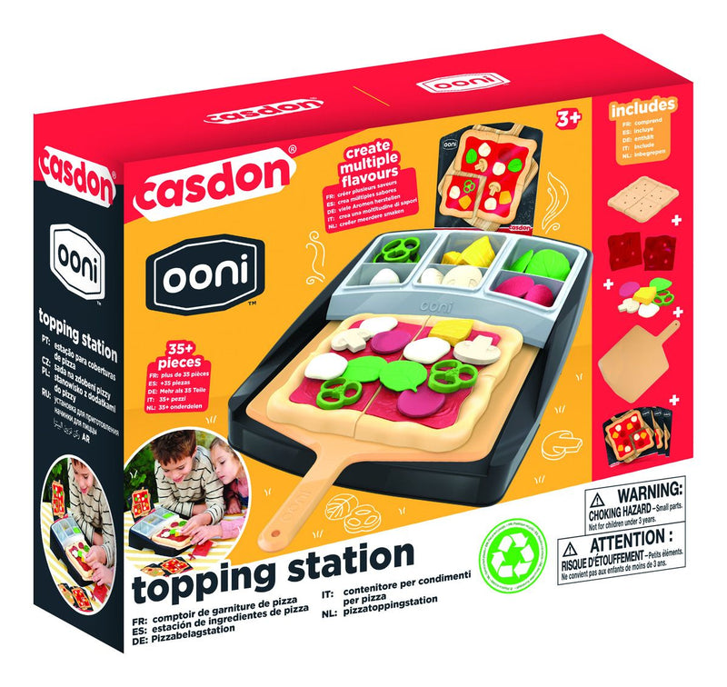 Ooni Toy Pizza Topping Station Pretend Play, Learning SPACE
