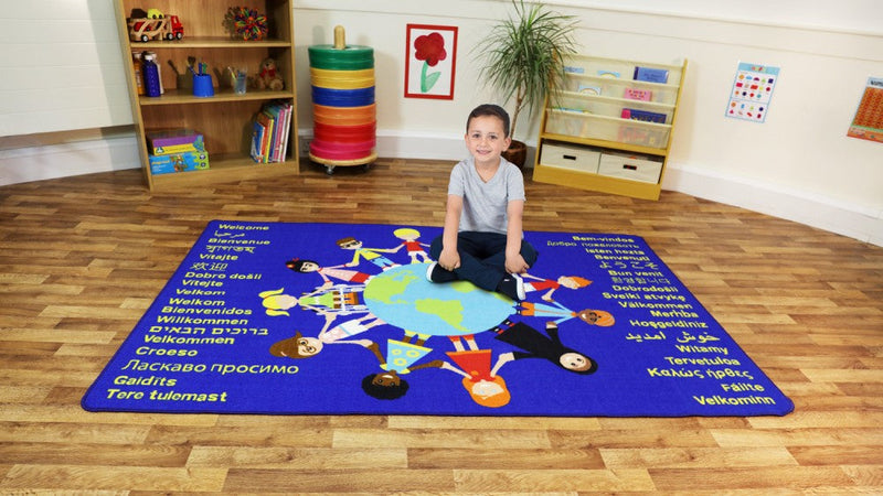 Children of the World™ 2x1.33m Welcome Carpet, Learning SPACE