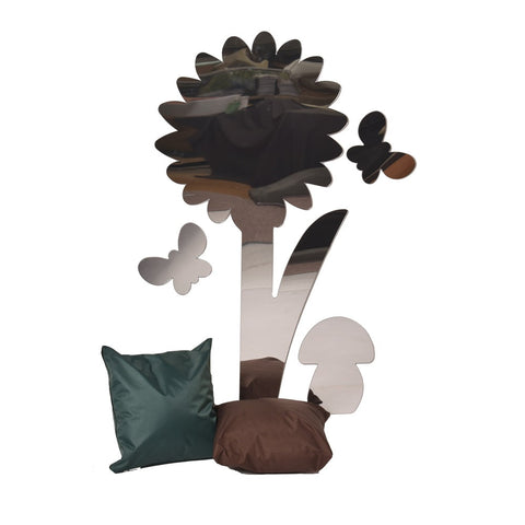 Children's Plastic Safety Mirrors - Garden Flower Set 4, Learning SPACE