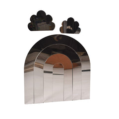 Children's Plastic Safety Mirrors - Stacking Rainbow Set-excell2,Playground Equipment,Playground Wall Art & Signs,Rainbow Theme Sensory Room,Sensory Mirrors,Sensory Wall Panels & Accessories-Learning SPACE