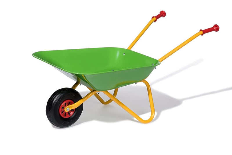 Child’s Metal Toy Wheelbarrow - Pink, Green or Blue, Green Learning SPACE