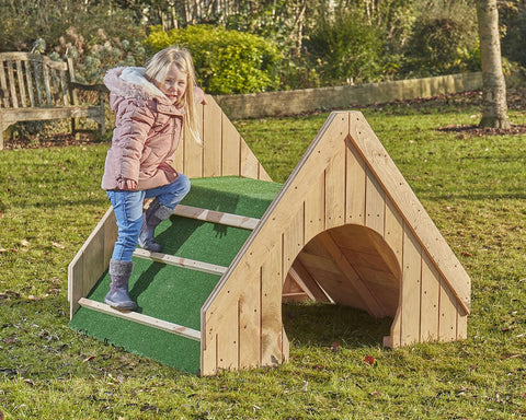 Clamber Grass Hill Perch Climbing Frame, Learning SPACE