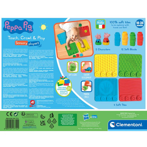 Clementoni Peppa Pig Sensory Path-Clementoni,excell2,Games & Toys,Peppa Pig,Sensory Paths,Tactile Toys & Books-Learning SPACE
