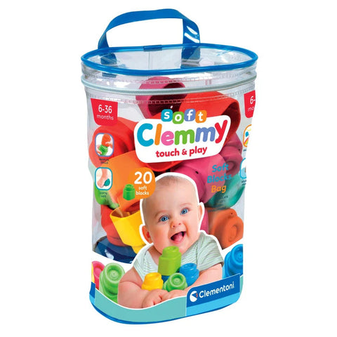 Clemmy Touch & Play 20-Piece Block Bag, Learning SPACE