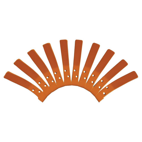 Coat Hooks (Pack of 10)-Cloakroom,Dropship,Nursery,Wellbeing Furniture-Tangerine-CH003/Tangerine-Learning SPACE