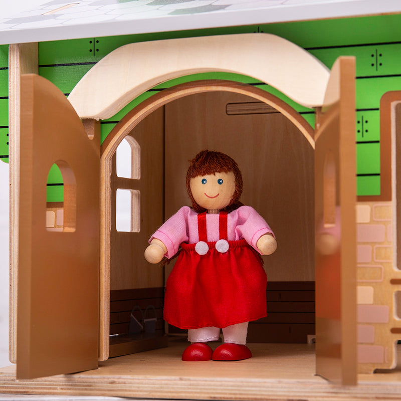 Cobblestone Farm - Wooden Toy Farm, Learning SPACE