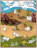 Colour & Wipe Dinosaur Playmat, 120x90cm Learning SPACE