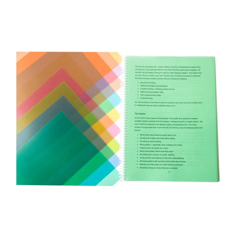 Coloured Page Overlays, Learning SPACE