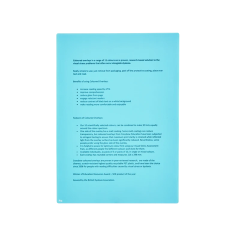 Coloured Page Overlays, Learning SPACE