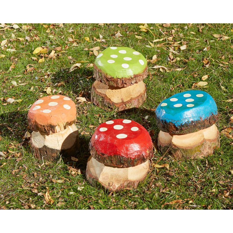 Colourful Mushroom Stools (4Pk), Learning SPACE
