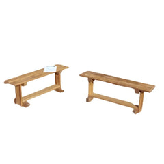 Compact Wooden Mini Benches (2Pk), Learning SPACE