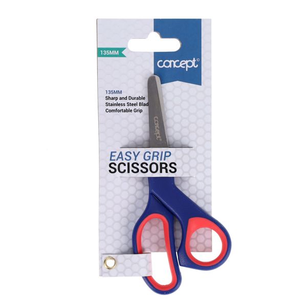 Concept 13.5cm Easy Grip Scissors, Learning SPACE