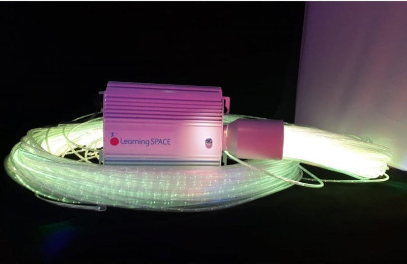 Connect Pro 1M x 50 Tails Colour Changing Fibre Optics with LED Lightsource, Learning SPACE