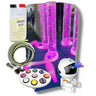 Connect Pro Portable Sound Reactive Sensory Room Corner with Fibre Optic Lighting & 1.2m Bubble Tube & Accessories