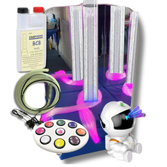 Connect Pro Portable Sound Reactive Sensory Room Corner with Fibre Optic Lighting, Hurricane Tube & Accessories-Sensory toy-Best Seller,Bubble Tubes,excell2,Fibre Optic Lighting,homebt,Learning SPACE,Plinths,Portable Sensory Rooms,Ready Made Sensory Rooms,Sensory Boxes-Learning SPACE