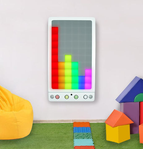 Connect Pro Rhapsody Sound Reactive Panel-Calming & Anxiety,Calming and Relaxation,Colour Columns,Connect Pro,Deaf & Hard of Hearing,Helps With,Rainbow Theme Sensory Room,Sensory,sensory activity,Sensory Ceiling Lights,Sensory Wall Panels & Accessories,Stock-Learning SPACE