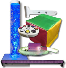 Connect Pro Sensory Room Deluxe Set-Sensory toy-Colour Columns,Connect Pro,excell2,Fibre Optic Lighting,homebt,Ready Made Sensory Rooms,Sensory Boxes,Stock-Learning SPACE