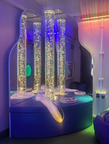 Connect Pro Sensory Room Standard Set-Sensory toy-Connect Pro,excell2,Fibre Optic Lighting,Ready Made Sensory Rooms,Sensory Boxes,Stock-Bubble Tube-Cloud Shape-No-LSSRSS-Learning SPACE