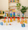 Connetix Rainbow Ball Run Pack – 92 Piece Set, Learning SPACE