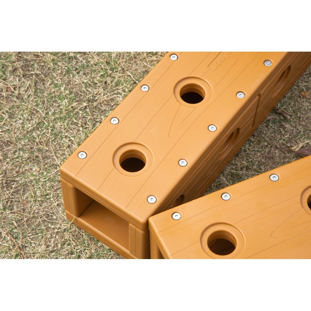 Outdoor HDPE Plastic Construction Blocks