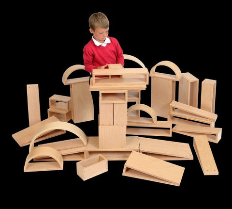 Construction Blocks (40Pk)-Building Blocks,Cerebral Palsy,Cosy Direct-Learning SPACE
