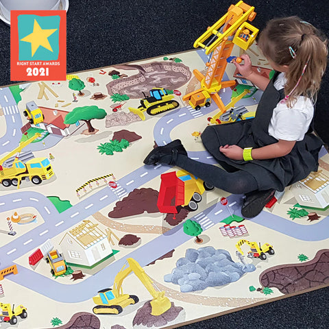 Construction Play Mat (1m or 2m)-Dropship,EDUK8,Engineering & Construction,Mats & Rugs,Play Mats & Baby Gyms,Playmat,Playmats & Baby Gyms,Rugs-Learning SPACE