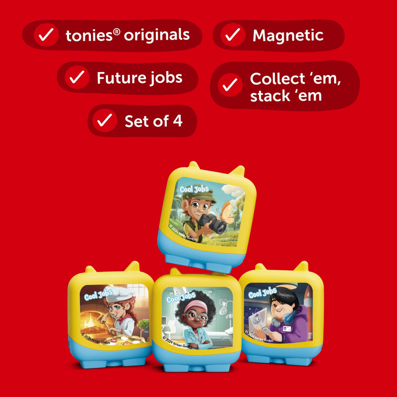 Cool Jobs Audio Clever Pocket Tonies Set, Learning SPACE