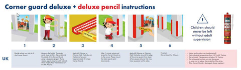 Corner Guard Deluxe Pencil – Colourful Safety for Creative Spaces-Nursery,Playlearn,Safety,SCOTEXCEL,Sensory Wall Panels & Accessories,Wall Padding-Learning SPACE